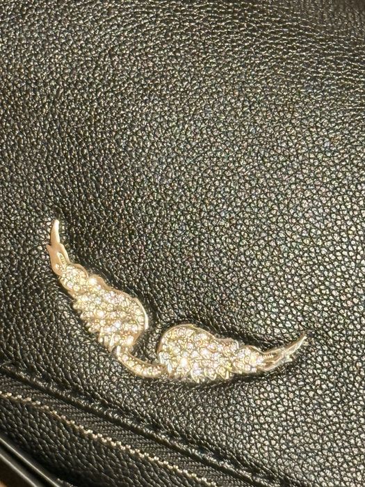 Geanta Zadig & Voltaire Negru Silver Argintiu Black Clutch Poseta