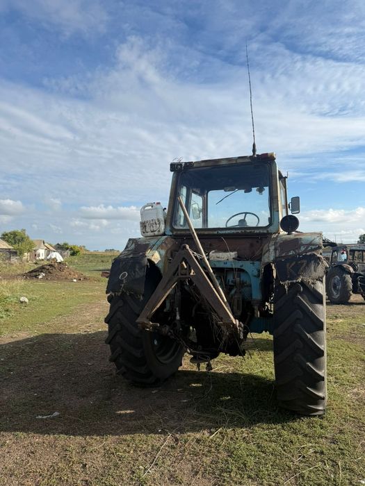 Трактор мтз с прицепом