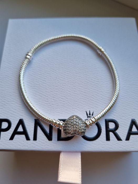 Bratara inimioara din argint cu stanta S925 ALE