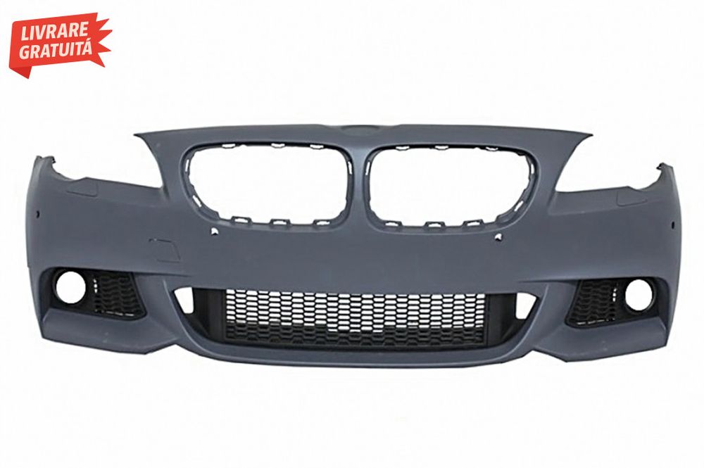Bara Fata BMW Seria 5 F10 F11 (2011-2014) M-Technik Design cu Grile Ce