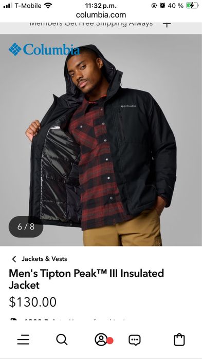 Geaca de iarna Columbia M Noua