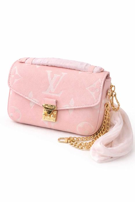 Geantă LOUIS VUITTON, piele 100%, Roz, Premium, Cutie, Etichete