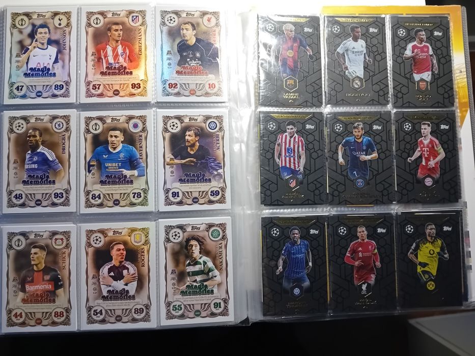 Продавам нови Match attax 25/26 футболни карти.