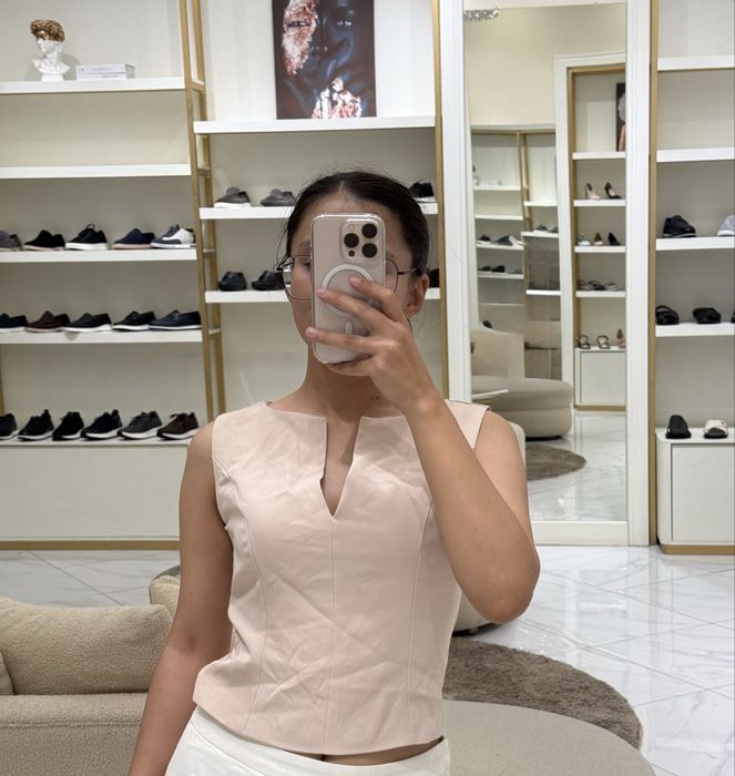 Топ пудровый новый!