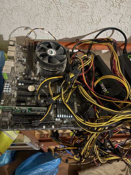 Ферма для майнинга , без видеокарты