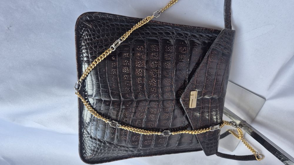 Geanta piele exotica crocodil/aligator