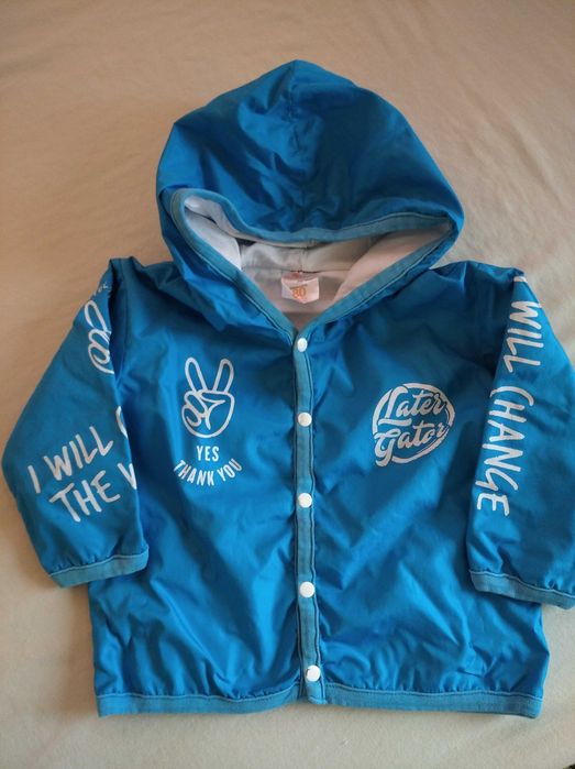 H&M зимна парка 86 см. H&M  жилетка 92см.
 Ветровка  80 см. Zara 92см.
