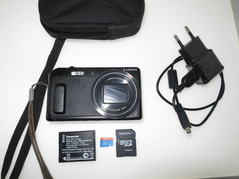 Panasonic Lumix TZ57 компактен фотоапарат дигитална камера 20x Leica