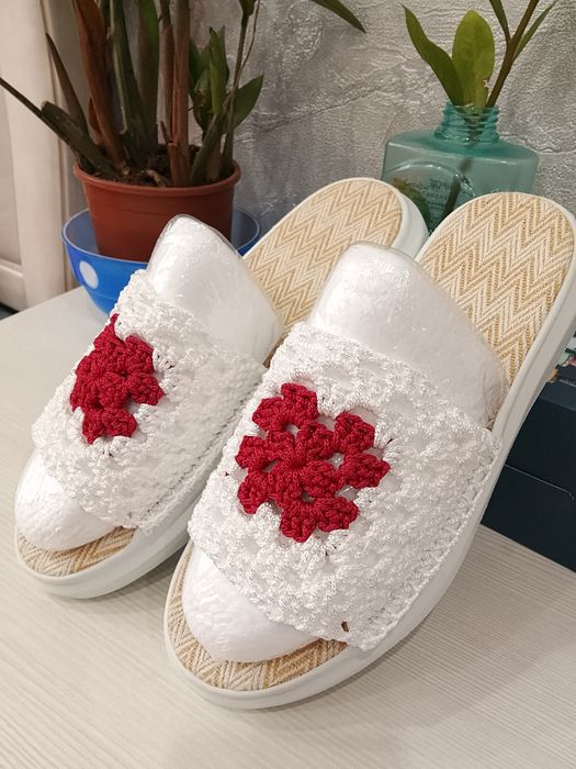 Тапочка белый цвет