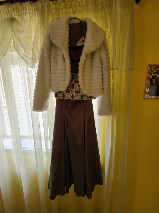 Rochie seara+haina de blana