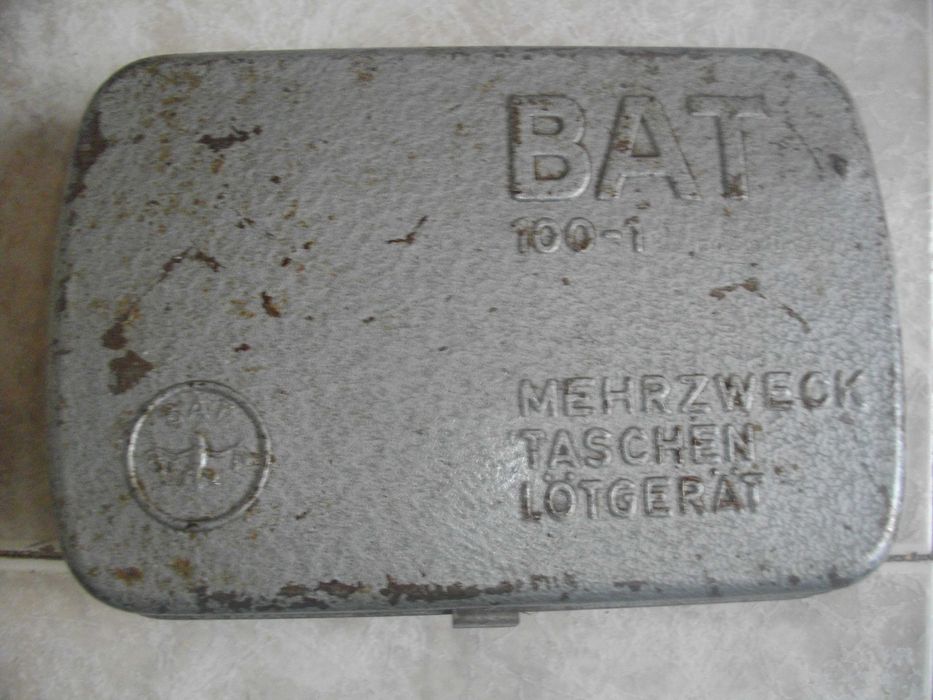 Бензинов нов поялник Горелка 1982г ГДР Немско старо качество BAT 100-1