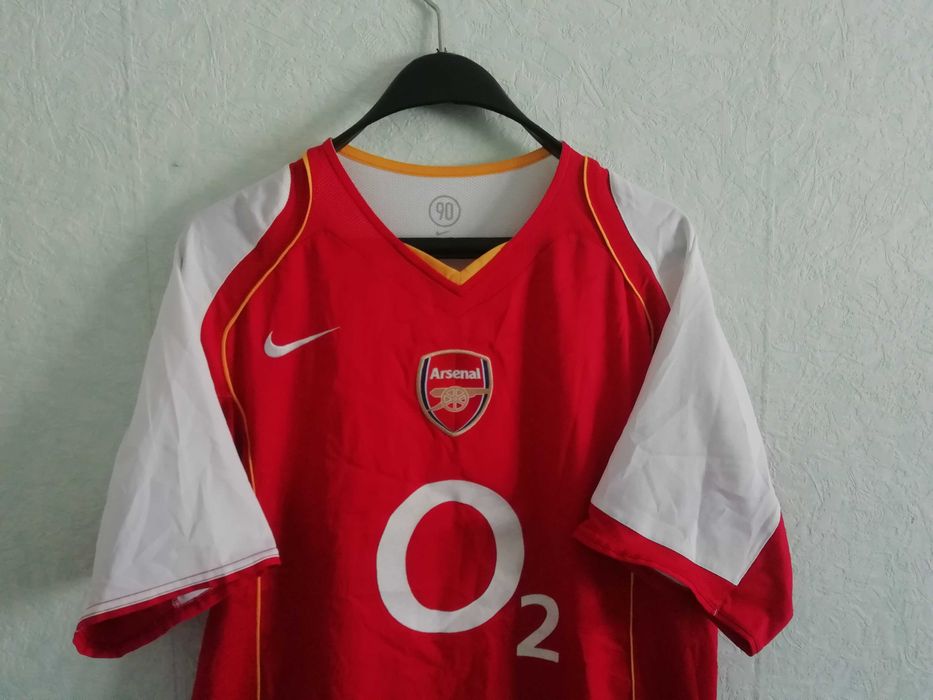 Arsenal Nike 2004 Total 90 T90 оригинална тениска фланелка Арсенал