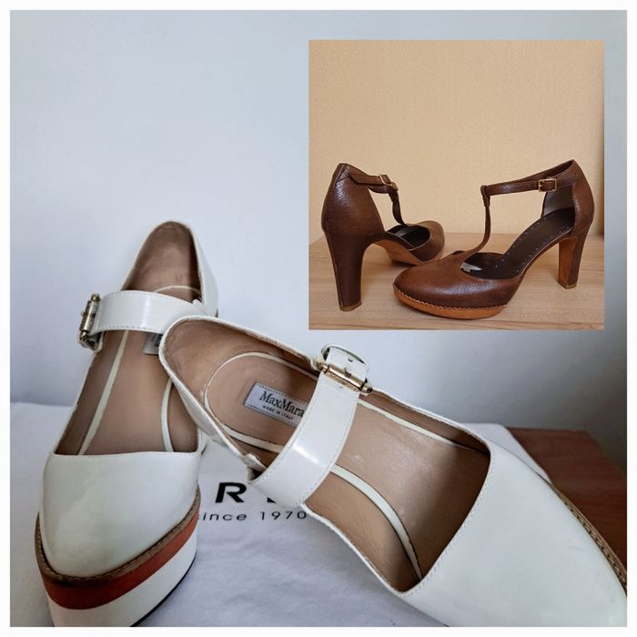 Max Mara x Roberto Del Carlo х Pollini дамски кожени обувки №36,37 – Made in Italy