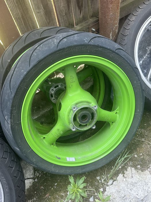 Jante Kawasaki 17 inch față spate Michelin Pilot 160/60ZR17
