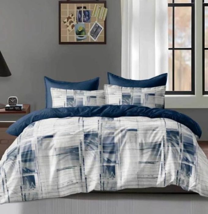 Lenjerie de pat bumbac satinat pat duble 4piese