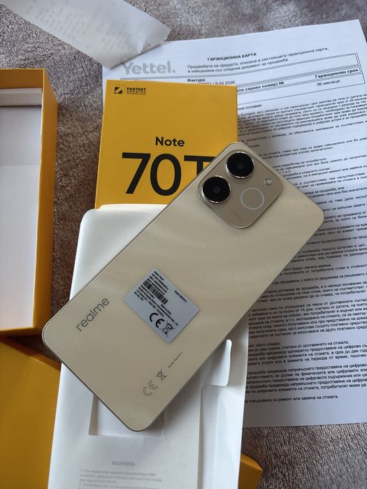 Realme70t с 36 месеца гаранция