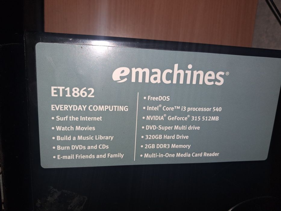 Продам компьютер, стол, стилаж