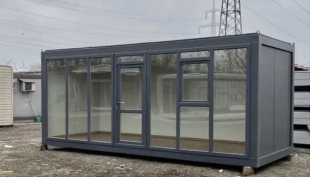 Container vitrinat birou magazin spatiu cemercial terasa cafena