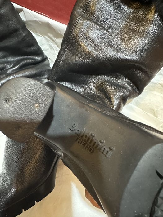 Оригинални ботуши с естествена вата и пух Baldinini Trend, 37