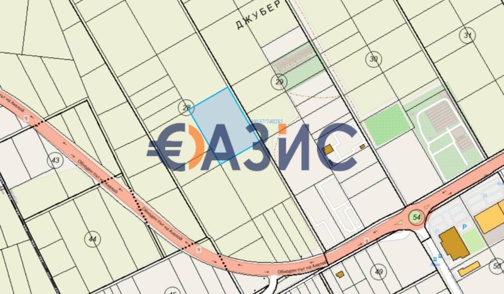 Парцел Земеделска земя, 13 993 кв. м, с. Равда, Общ. Несебър, България