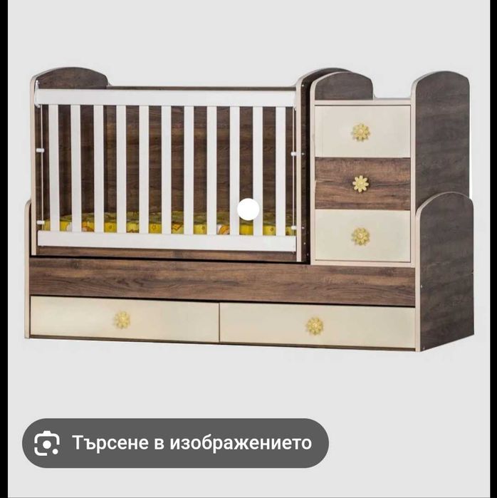 Детска кошара 3в1 с 2 матрака