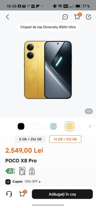 Poco x8 pro 12+512