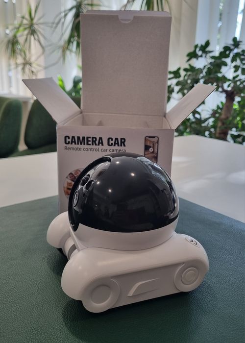 Robot inteligent mobil cu Cameră Supraveghere HD, Control din Telefon – Nou la cutie