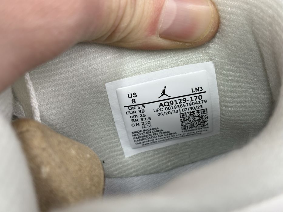 Jordan 4 Retro Sail Metallic Gold 36-38