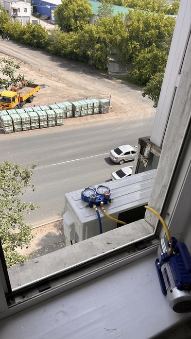 Установка кондиционера 40 ты 2 этап 30