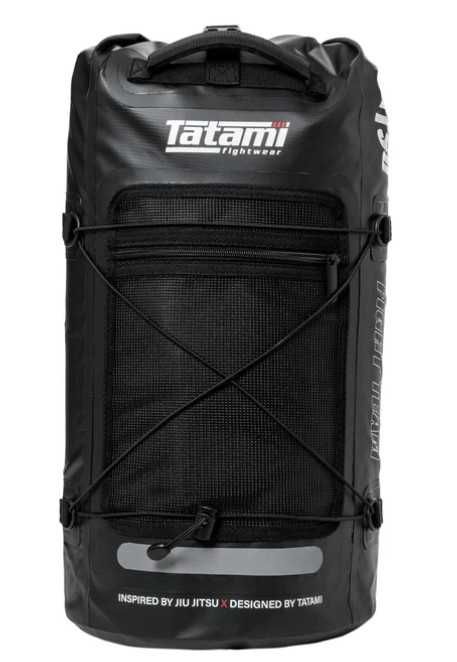 Rucsac Tatami Fighter Drytech Gear Bag negru cu inscriptie Ju Jitsu sala MMA, box, taekwondo