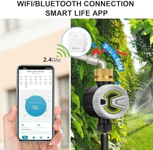 WiFi таймер за поливане E102B с месингов вход
