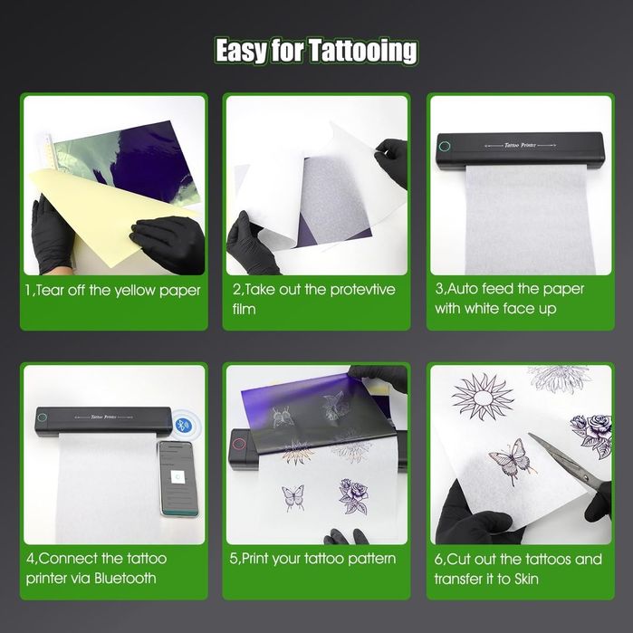 Тату принтер с Bluetooth