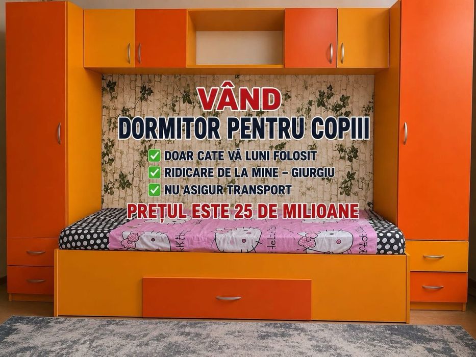 Dormitor copii   Ne folosit mult timp apraope nou