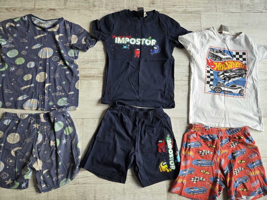 Set 3 pijamale copii H&M 134/140