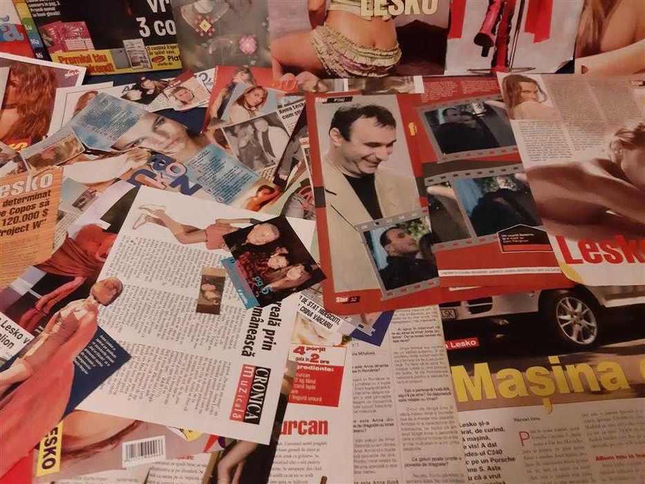 Colectie masiva de articole din reviste cu Anna Lesko