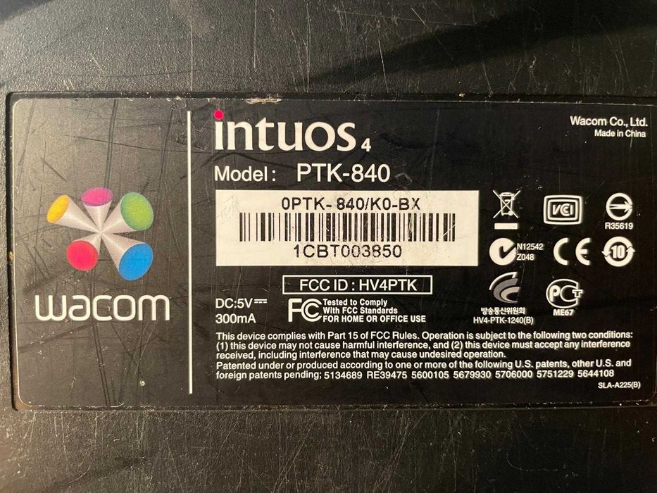 tableta grafica Wacom Intuos 4 L PTK-840