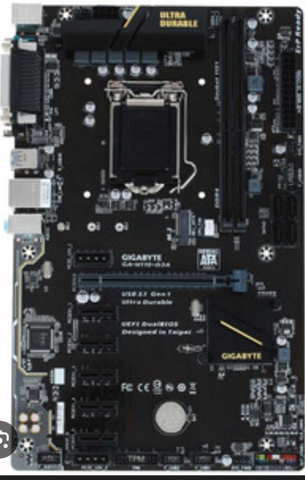 Продам Core i7 6700 Gigabyte H110D3A 8gb озу