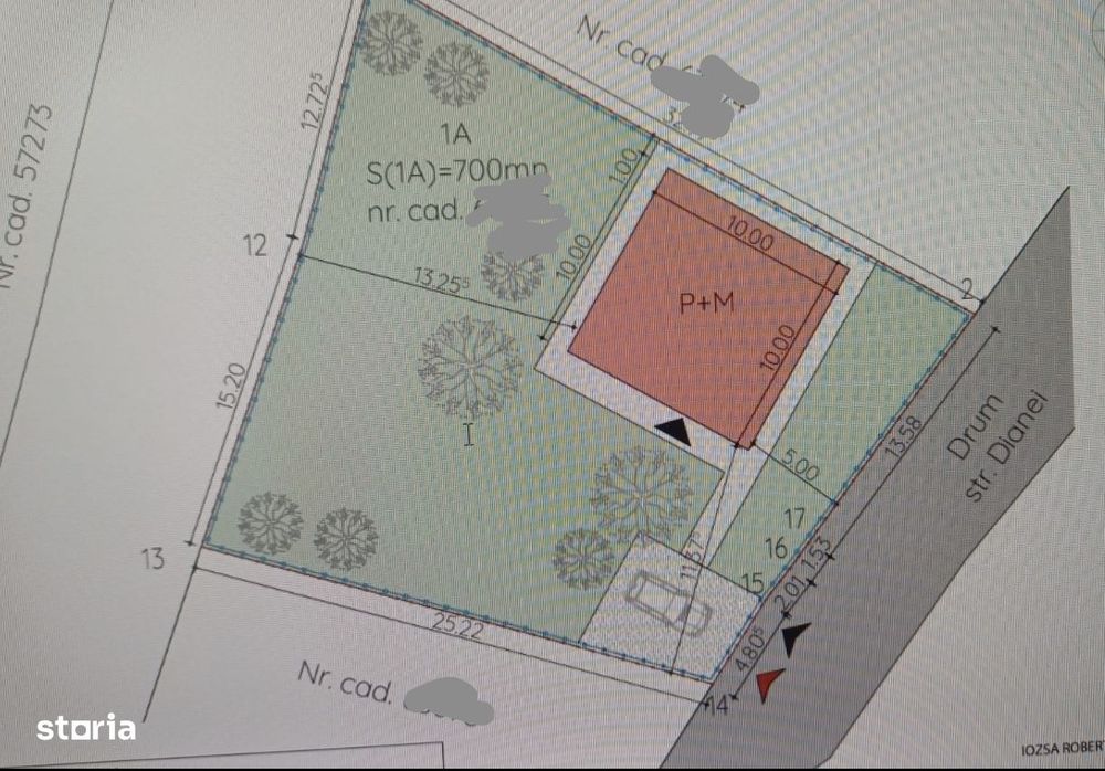 Teren construire casa individuala pe strada Dianei