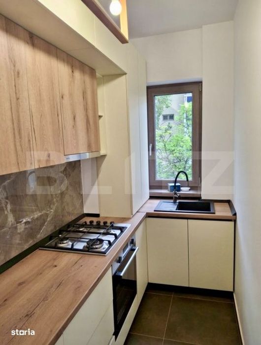 Apartament de inchiriat, 49 mp, incalzire in pardoseala, zona Brazda l