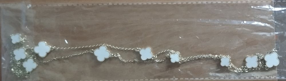 Колье клевер новая