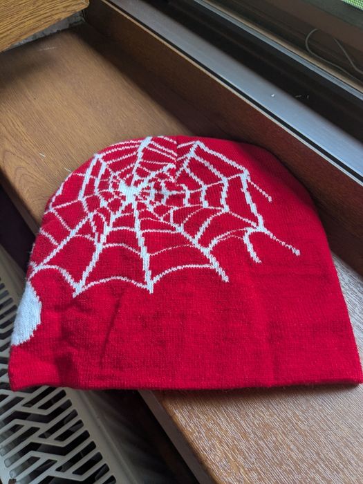 Red and White Gravity Vision Beanie