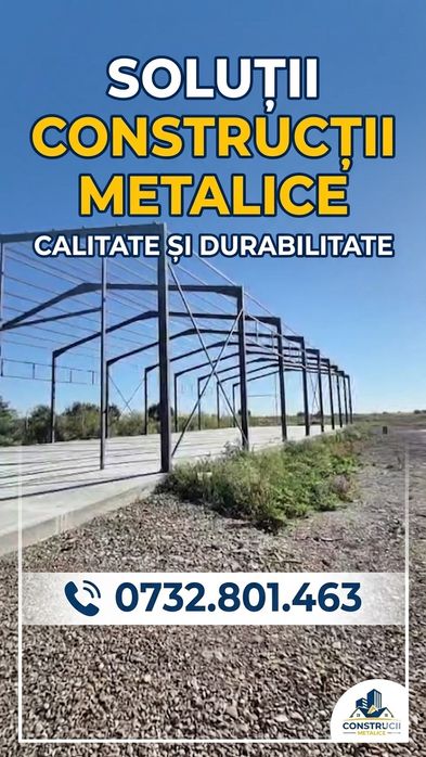 Vand hale metalice hala ,structura metalica diferite mărimi  cu panou sandwich  sau fara
