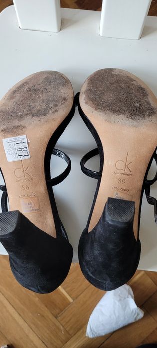 Sandale cu toc Calvin Klein, măsura 36