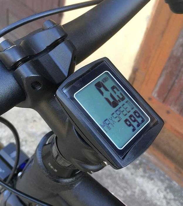 Computer de bicicleta, ciclocomputer, vitezometru, kilometraj, NOU