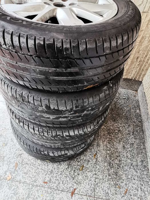 Гуми с джанти 17 цола, 5x108, комплект 4 броя за Renault, Fiat , Alfa, Lancia