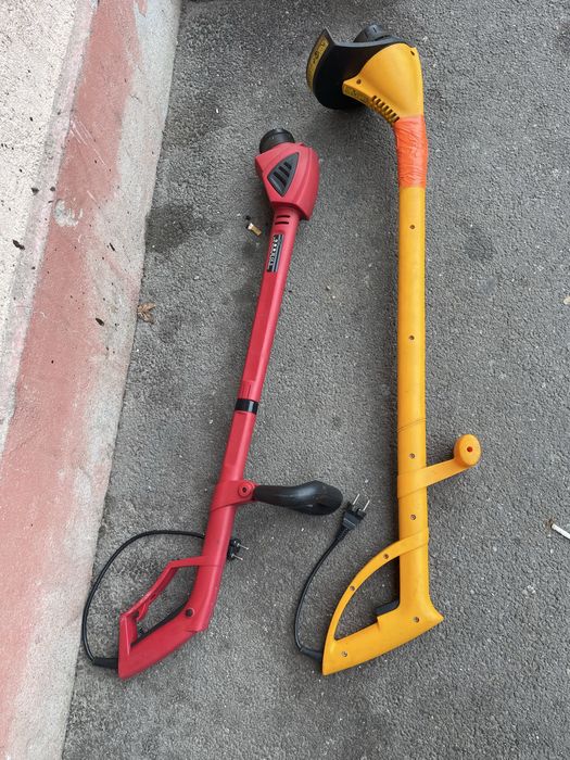 2 trimere gazon/motocoase taiat iarba functionale 100 ambele