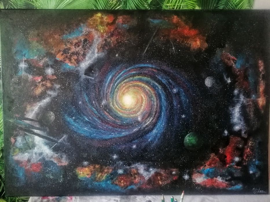 Tablou Pictura univers creatie proprie 70x100cm