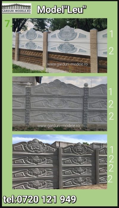 Garduri durabile din panouri beton armat.Transport.Montaj