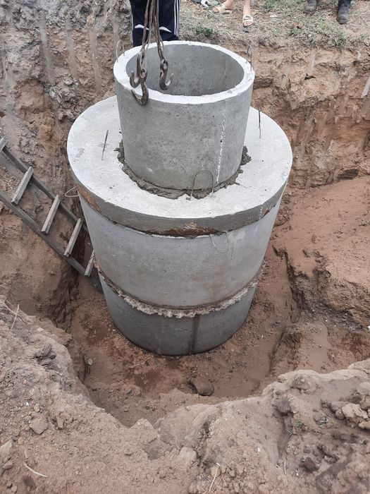 Кольца бетонные. Септик.