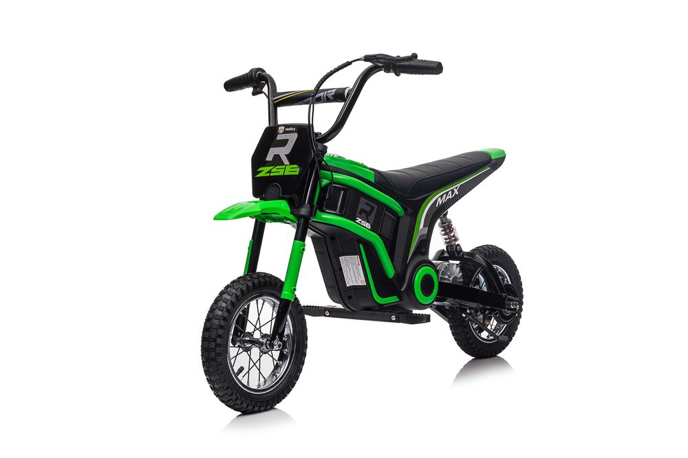 Motocicleta electrica Kinderauto Enduro 350W 24V roti gonflabile Green